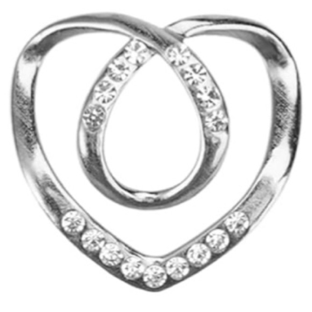 Silver Tone Scarf Ring
